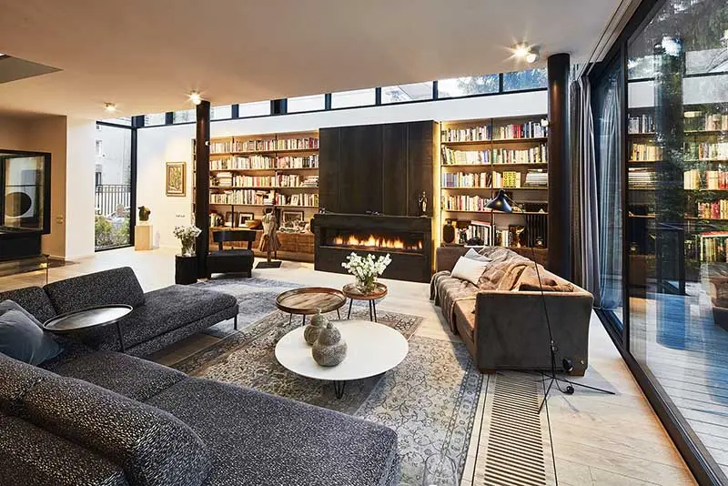 Projekt wnętrza willi Joanna Kulczyńska Architekt /Foto.: Budzik Studio