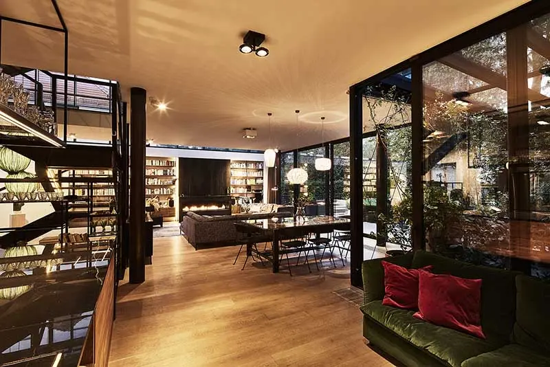 Projekt wnętrza willi Joanna Kulczyńska Architekt /Foto.: Budzik Studio