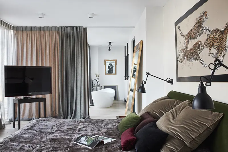 Projekt wnętrza willi Joanna Kulczyńska Architekt /Foto.: Budzik Studio