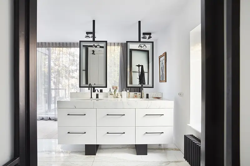 Projekt wnętrza willi Joanna Kulczyńska Architekt /Foto.: Budzik Studio