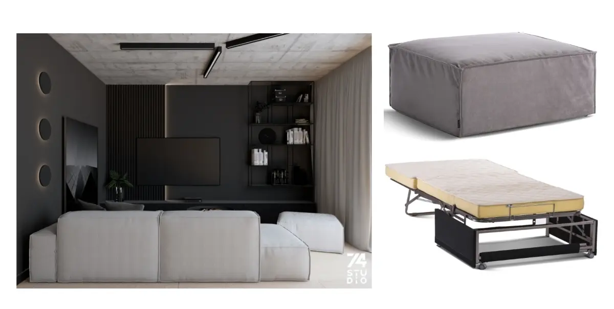 Multifunkcyjna pufa marki Nobonobo.