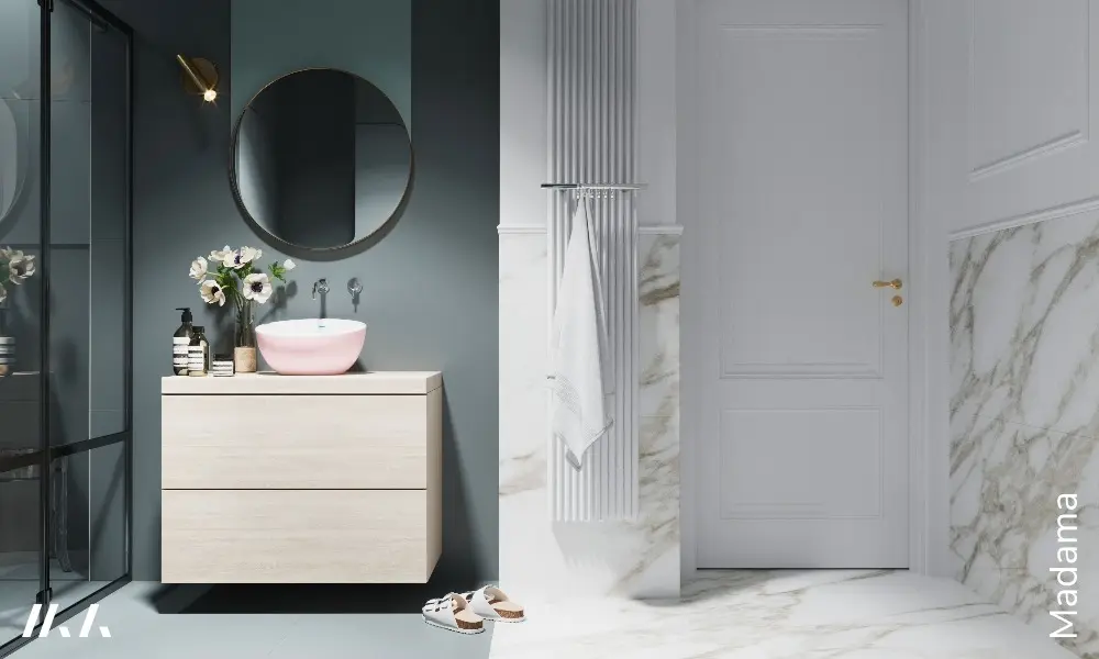 Kolory w warszawskiej kamienicy projekt Madama