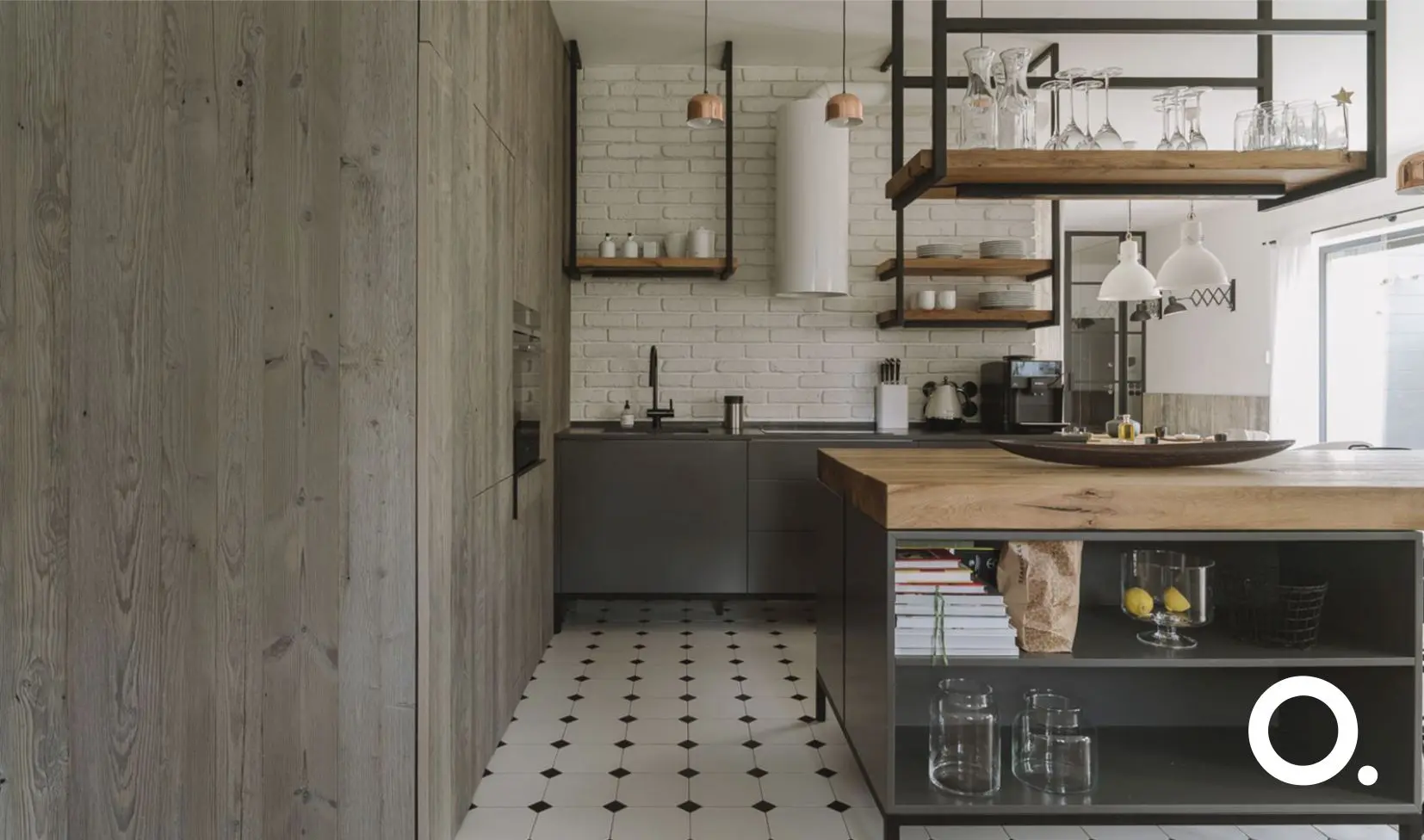 Drewniana kuchnia w stylu eko | proj. studio.o, zdj. PION