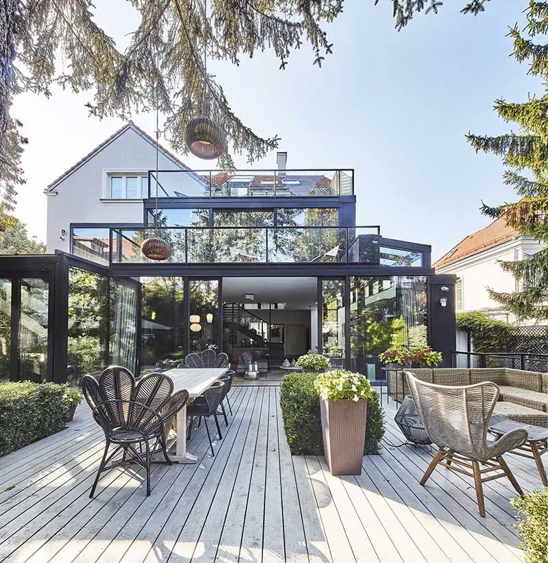 Projekt wnętrza willi Joanna Kulczyńska Architekt /Foto.: Budzik Studio