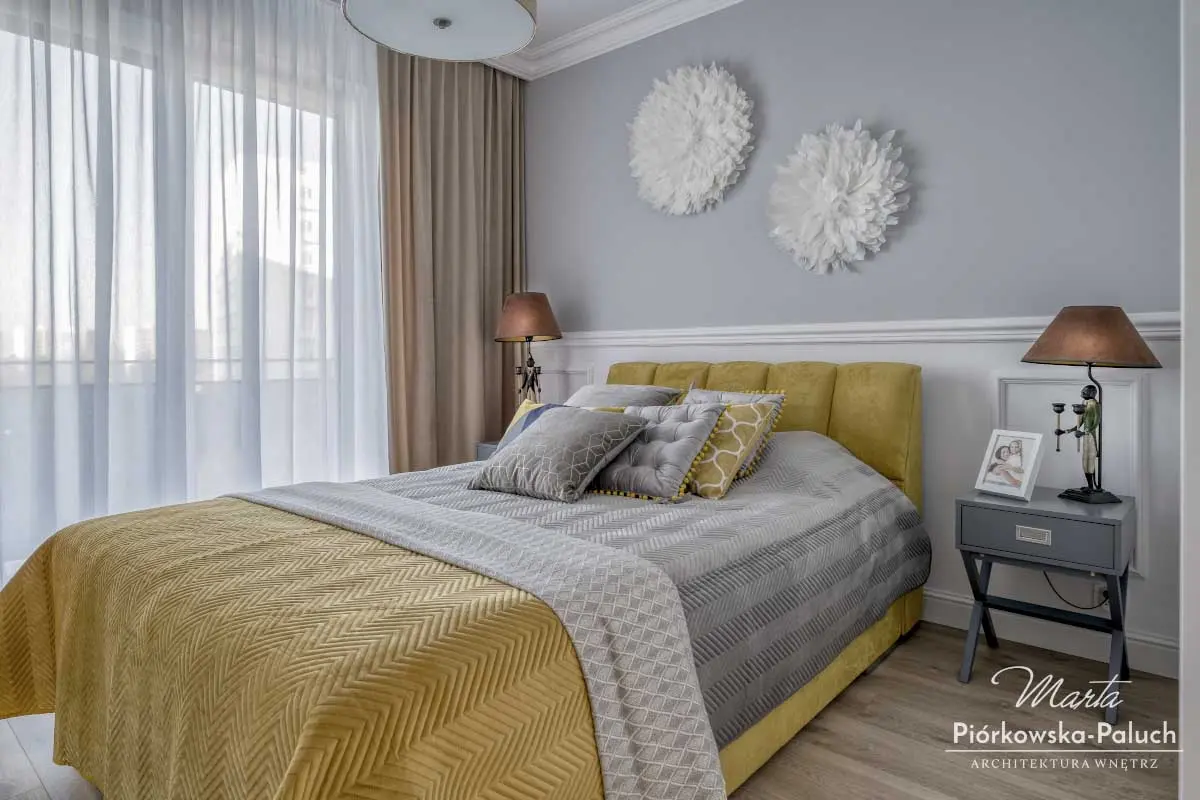 Sypialnia | proj. Marta Piórkowska - Paluch, fot. Andrzej Czechowicz