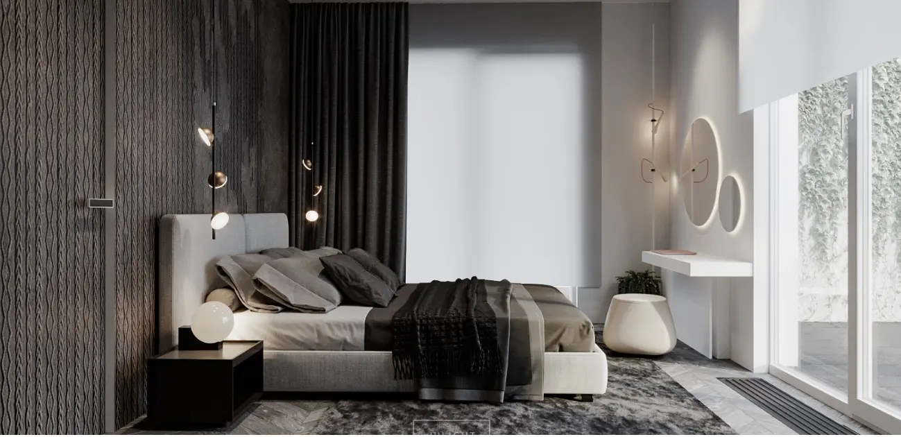 Nowoczesna kompozycja form i faktur w projekcie Hilight Design