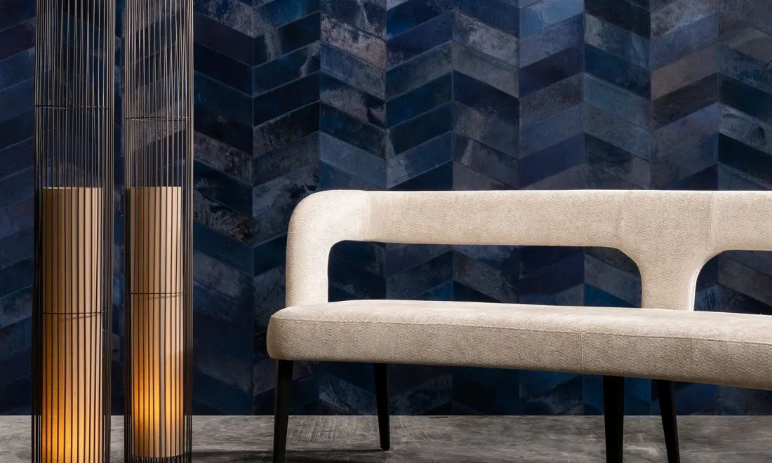 Tapeta w kolorze Classic Blue