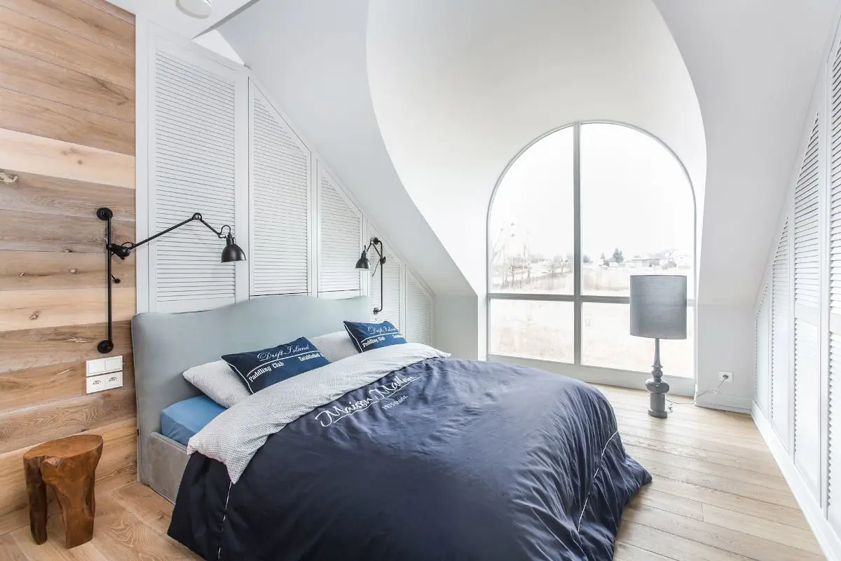 Sypialnia na poddaszu | proj. em design