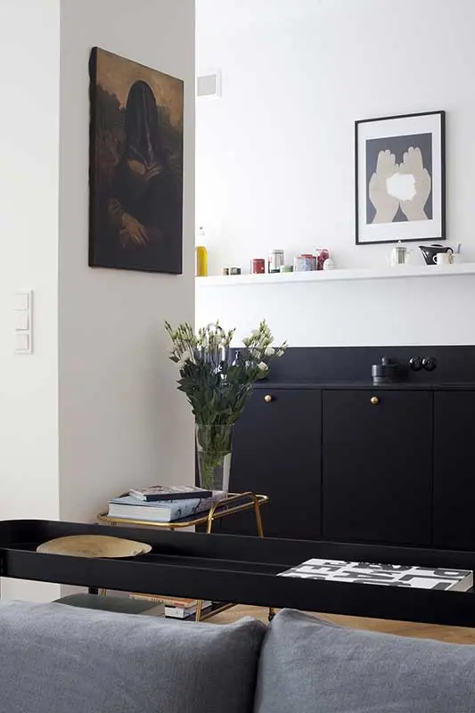 Czarna kuchnia | design: MOSZCZYŃSKA PUCHALSKA STUDIO ARCHITEKTURY | fot.: PIOTRBE.COM
