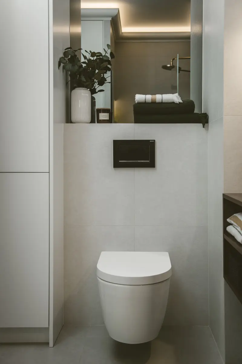 Męska łazienka | proj.: Mariola Kowalska i Paulina Ledzion http://www.studiorysik.pl/ | fot: Bartek Wileński