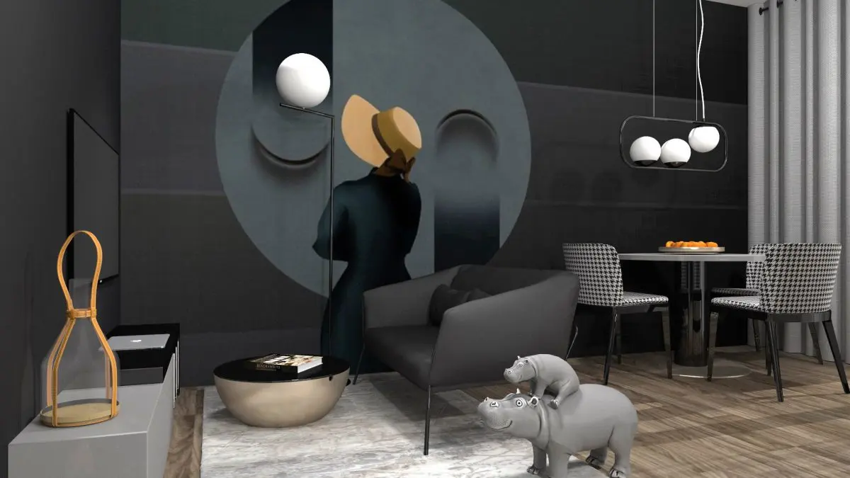 Wzór Wall &amp; Deco w projekcie Plus Design Studio Projektowe