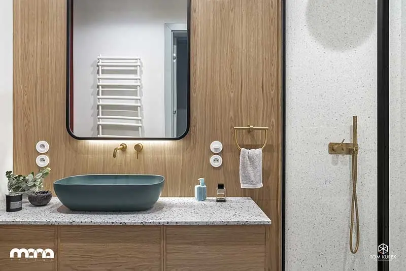 Morska umywalka w projekcie Mana Design (fot. Tom Kurek)