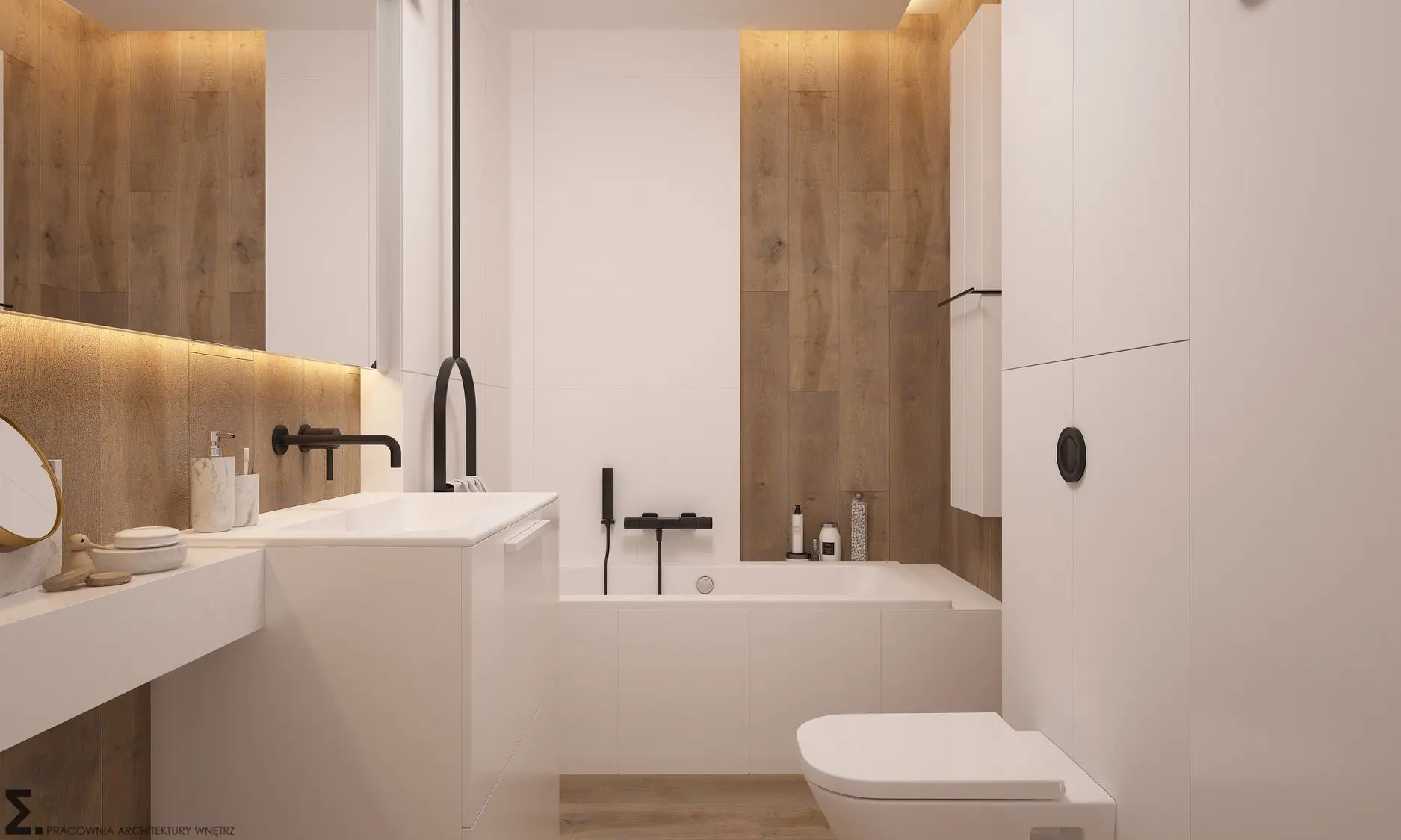 Projekt łazienki Elementy Pracownia