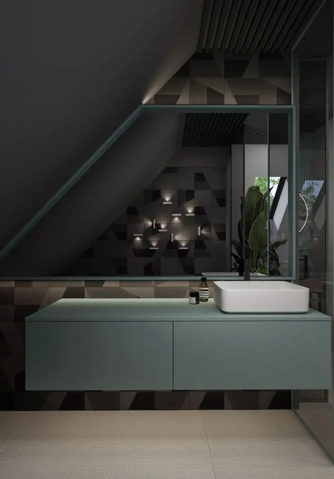 Ceramika Hushlab Płytki 41zero42 | Projekt łazienki KKArchitekci