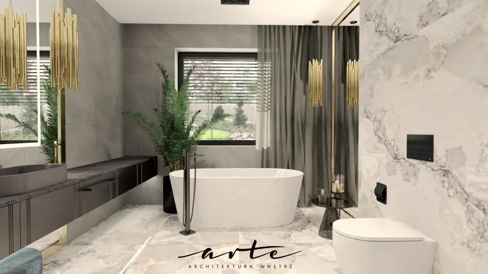 Projekt łazienki ARTE Architektura Wnętrzekt