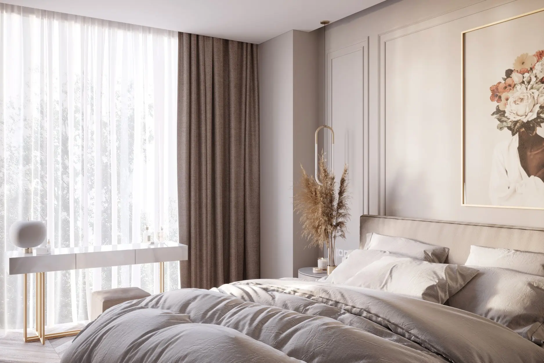 Elegancja i blask w projekcie mieszkania Ideal makers