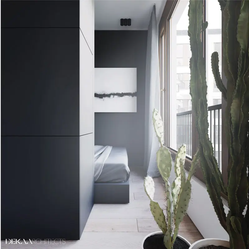 29 metrowe mieszkanie | Proj: DEKAA Architects | Bartosz Deka