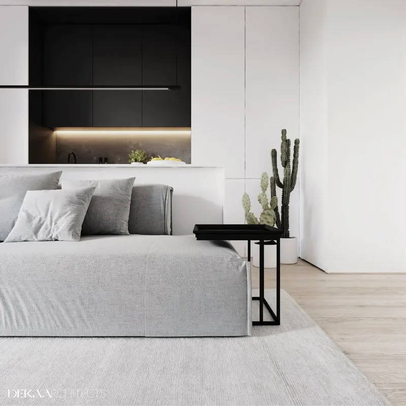 29 metrowe mieszkanie | Proj: DEKAA Architects | Bartosz Deka