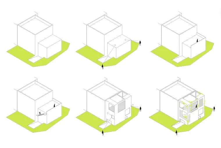 Dom dla W w Warsazawie. Proj. MFRMGR ARCHITEKCI<br>
Mat. MFRMGR ARCHITEKCI