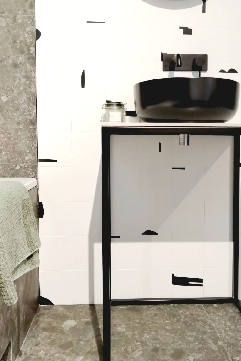 Aranżacja z produktami HushLab w Showroomie na ul. Duchnickiej 3 w Warszawie.