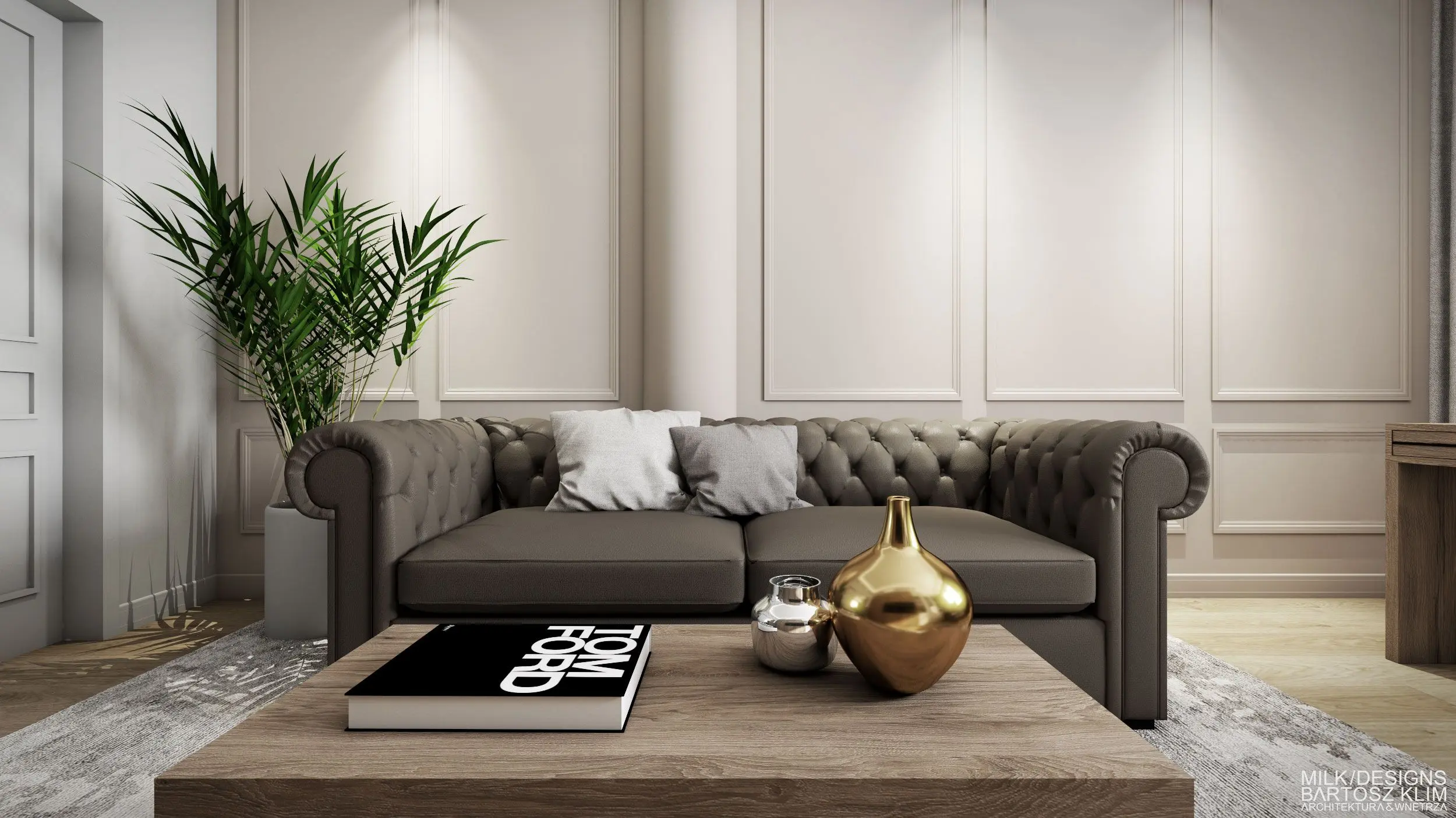 Nowojorski styl projekt Milk Designs 