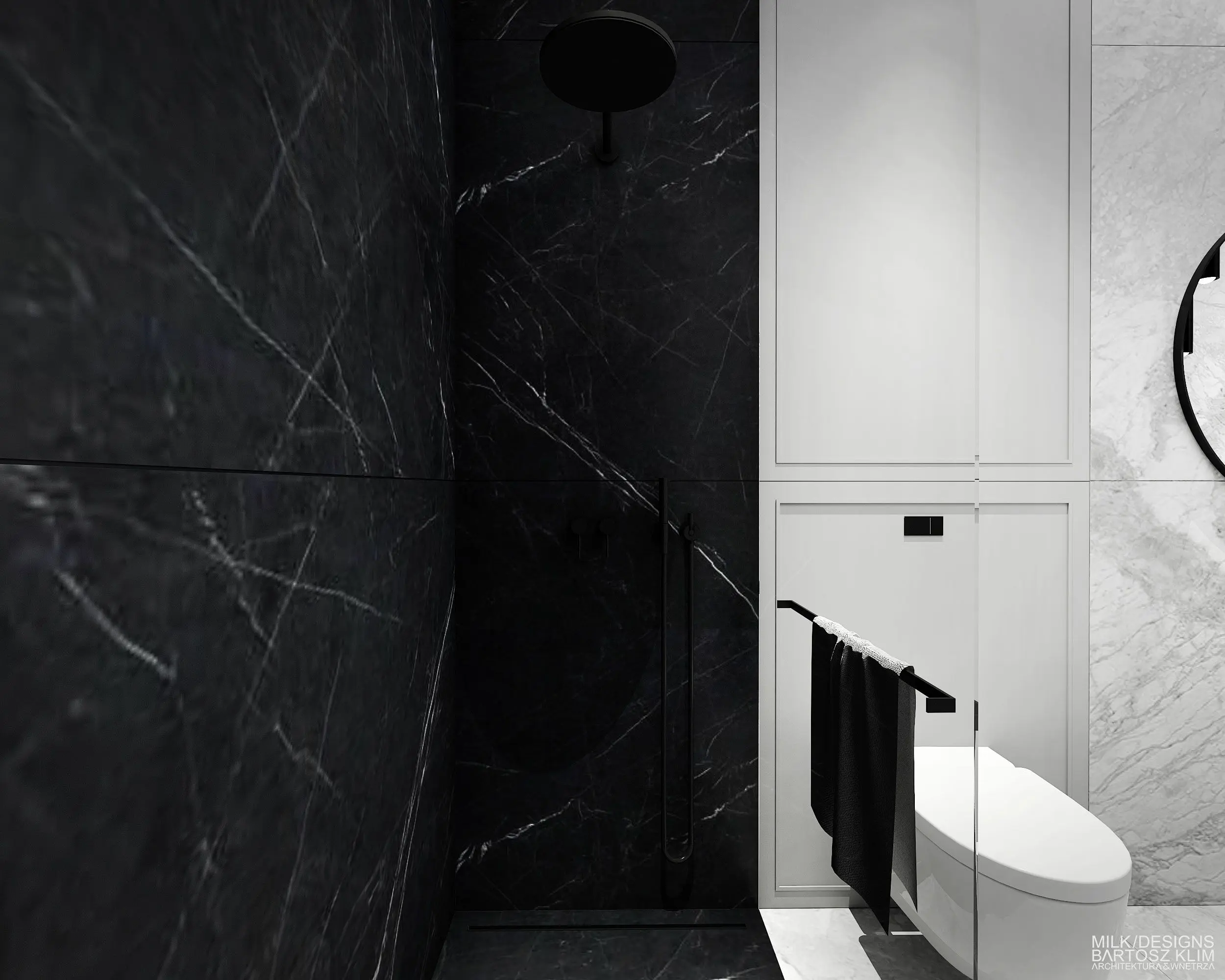 Nowojorski styl projekt Milk Designs 