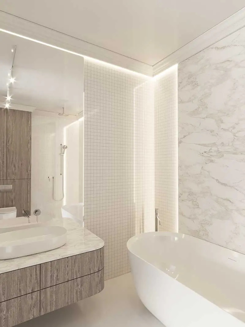 Projekt łazienki Katarzyna Piotrowska Projektowanie Wnętrz