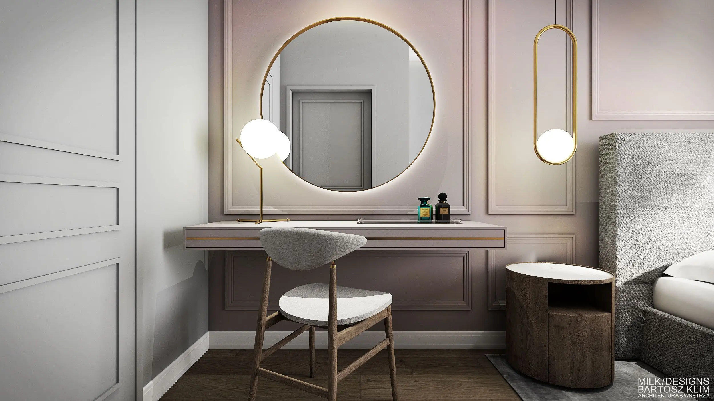 Nowojorski styl projekt Milk Designs 