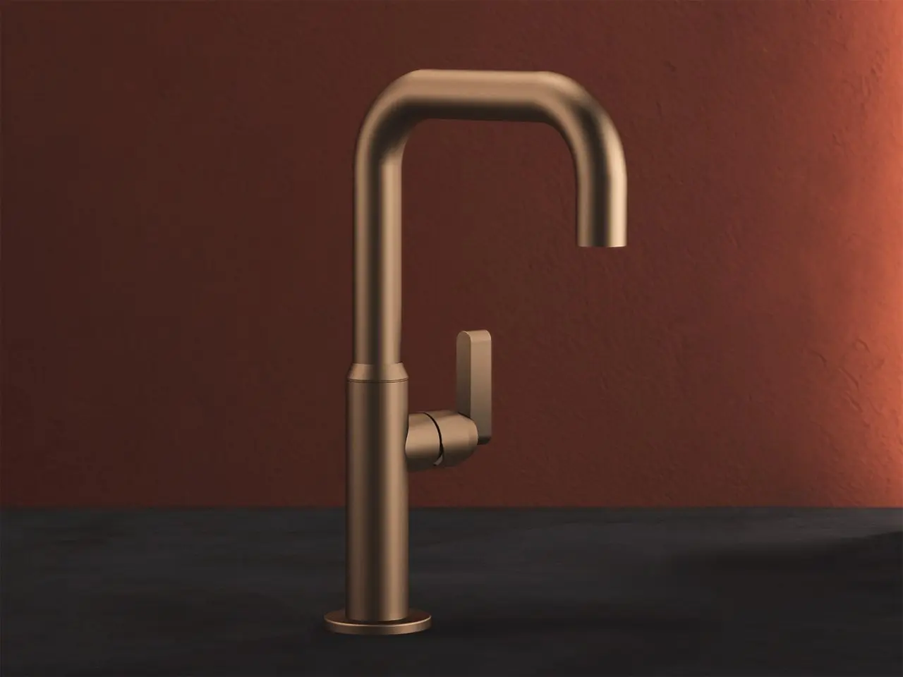 Geda baterie Koè industrialna inspiracja do łazienki