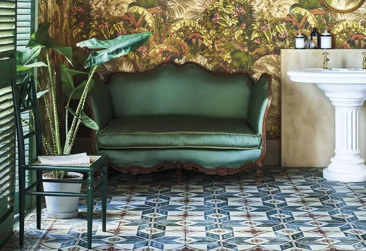 Geometryczne wzory również są charakterystyczne dla stylu wiktoriańskiego.