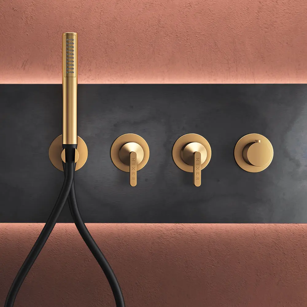 Geda baterie Koè industrialna inspiracja do łazienki