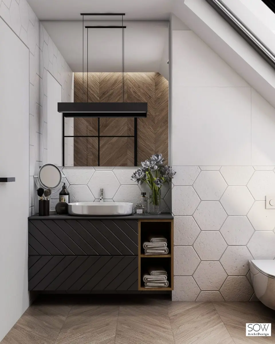 Projekt łazience: SOW Archi Design