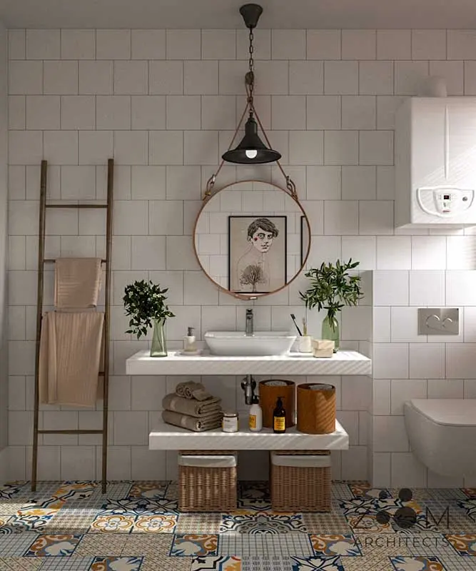 49 metrów w stylu boho | Proj: Zoom Architect