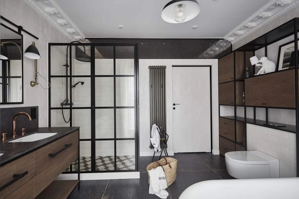 Połączenie stylu industrialnego i paryskiego | źródło: https://www.facebook.com/pracowniamdom/