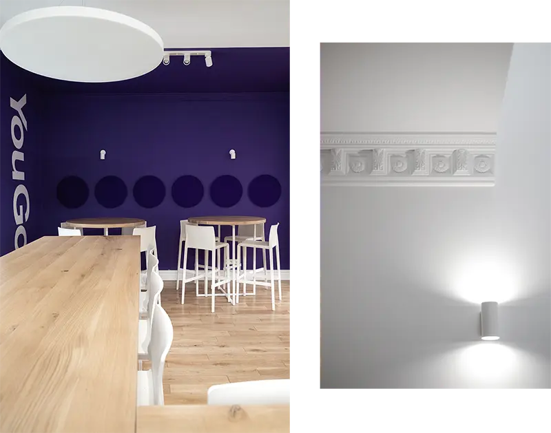 Yougov - aranżacja biura w Warszawie | Proj: Monarchia Design