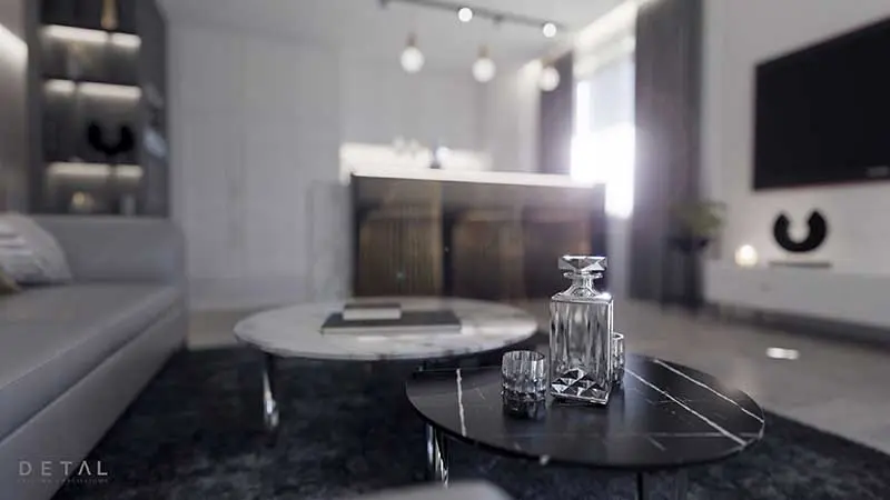 Subtelna elegancja w gdyńskim apartamencie | Proj: DETAL