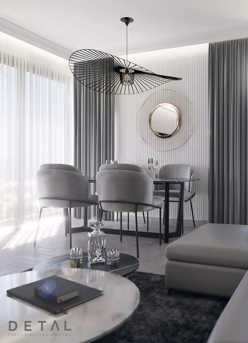 Subtelna elegancja w gdyńskim apartamencie | Proj: DETAL