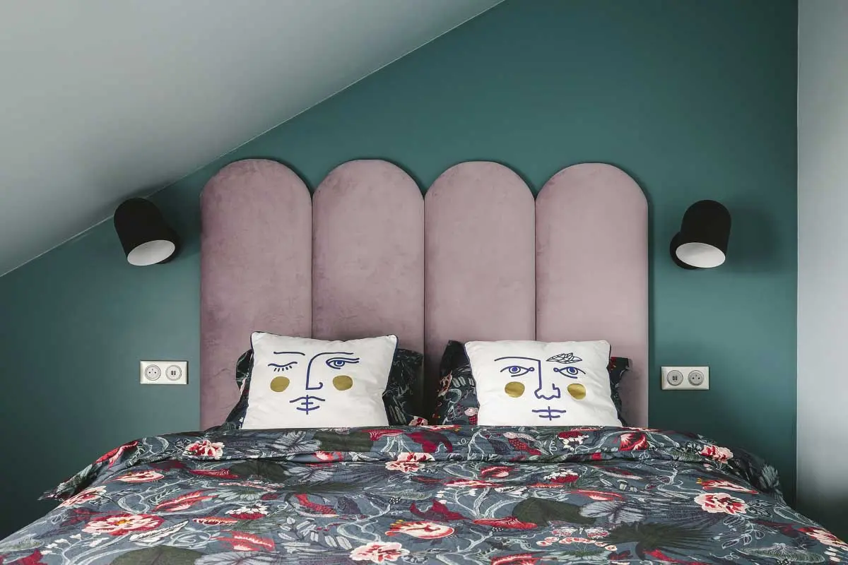 Oryginalna kolorystyka. | Proj.: IMA Interiors | Stylizacja: Izabella Lubiniecka; Fot.: Hania Połczyńska- Kroniki Studio