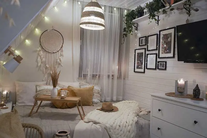 Przytulne 18 metrowe mieszkanie na wynajem w Bukowinie Tatrzańskiej | Proj: Studio4design Interior Design