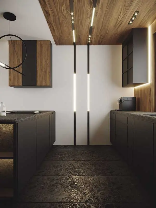 System ARCHLINES W projekcie kuchni. | Proj.: Natalia Pęcka Dezeen Architekci