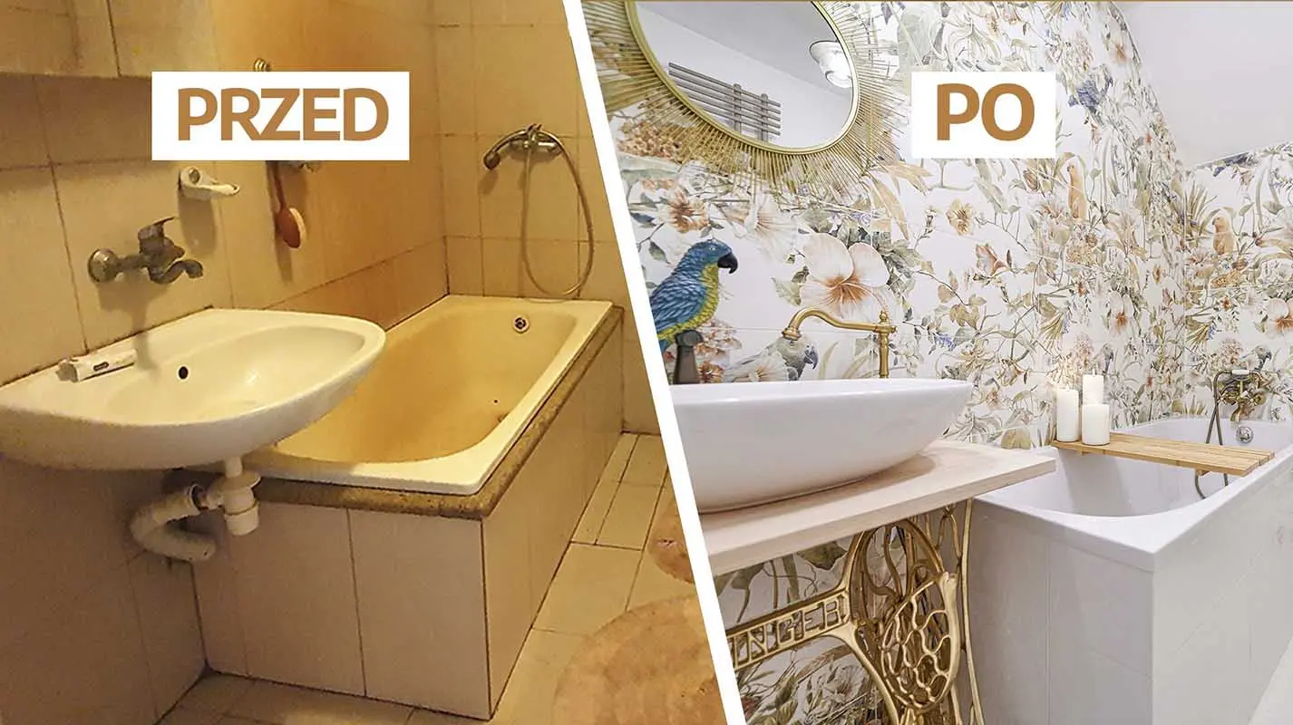 Metamorfoza łazienki w 100 letnim domu - LadyoftheHouse