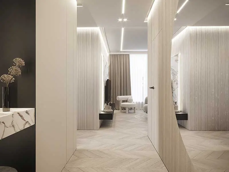 Elegancki Apartament w Centrum Warszawy | Proj: MOOVIN INTERIORS