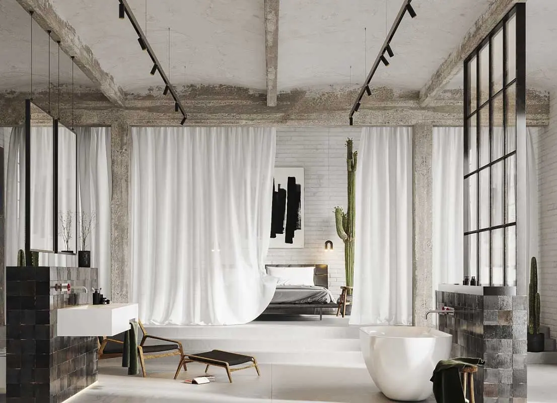 Łódzki loft z systemem magnetycznym ARCHLINES. | Proj.: we’re architects