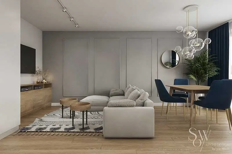 Metamorfoza mieszkania w bloku | Projekt SOW Archi Design