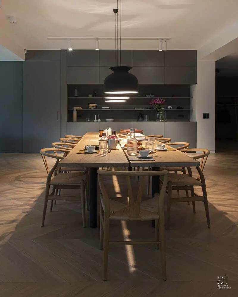 Przytulny i harmonijny 350 metrowy apartament | Proj: Adrianna Terlikowska Studio