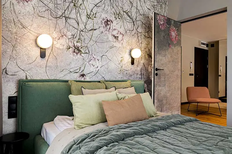 Mieszkanie w Białce Tatrzańskie w soczystej zieleni | Projekt Ewa Tarapata Architekt Wnętrz