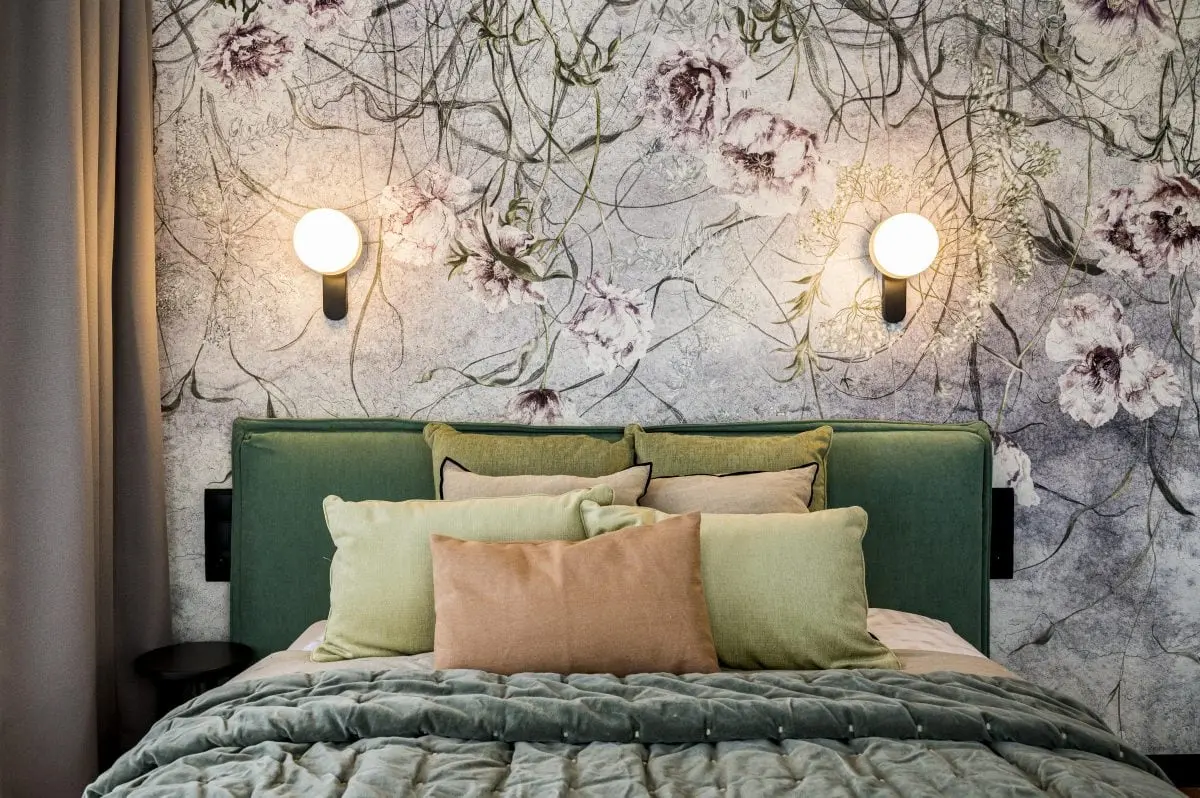 Mieszkanie w Białce Tatrzańskiej w soczystej zieleni | Projekt Ewa Tarapata Architekt Wnętrz