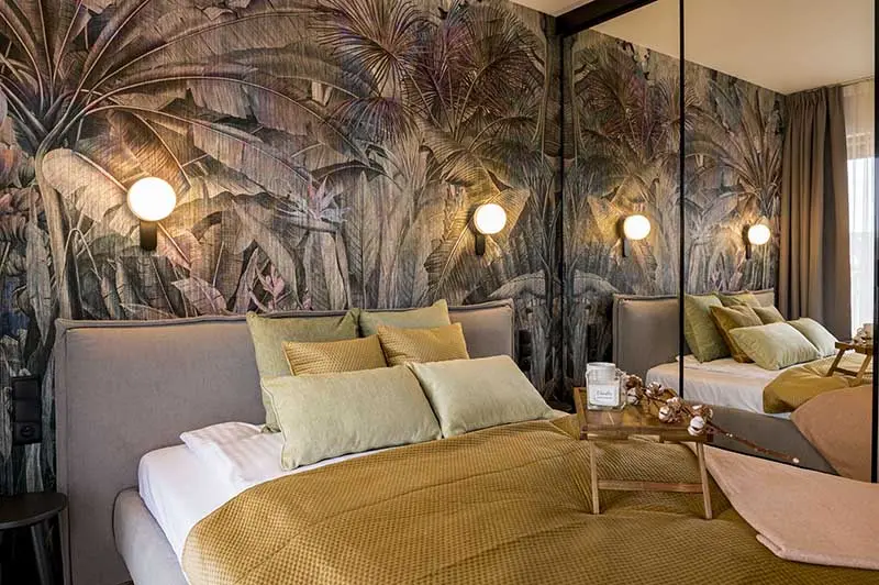 Mieszkanie w Białce Tatrzańskie w soczystej zieleni | Projekt Ewa Tarapata Architekt Wnętrz