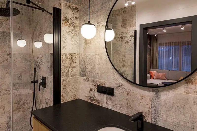 Mieszkanie w Białce Tatrzańskiej w soczystej zieleni | Projekt Ewa Tarapata Architekt Wnętrz