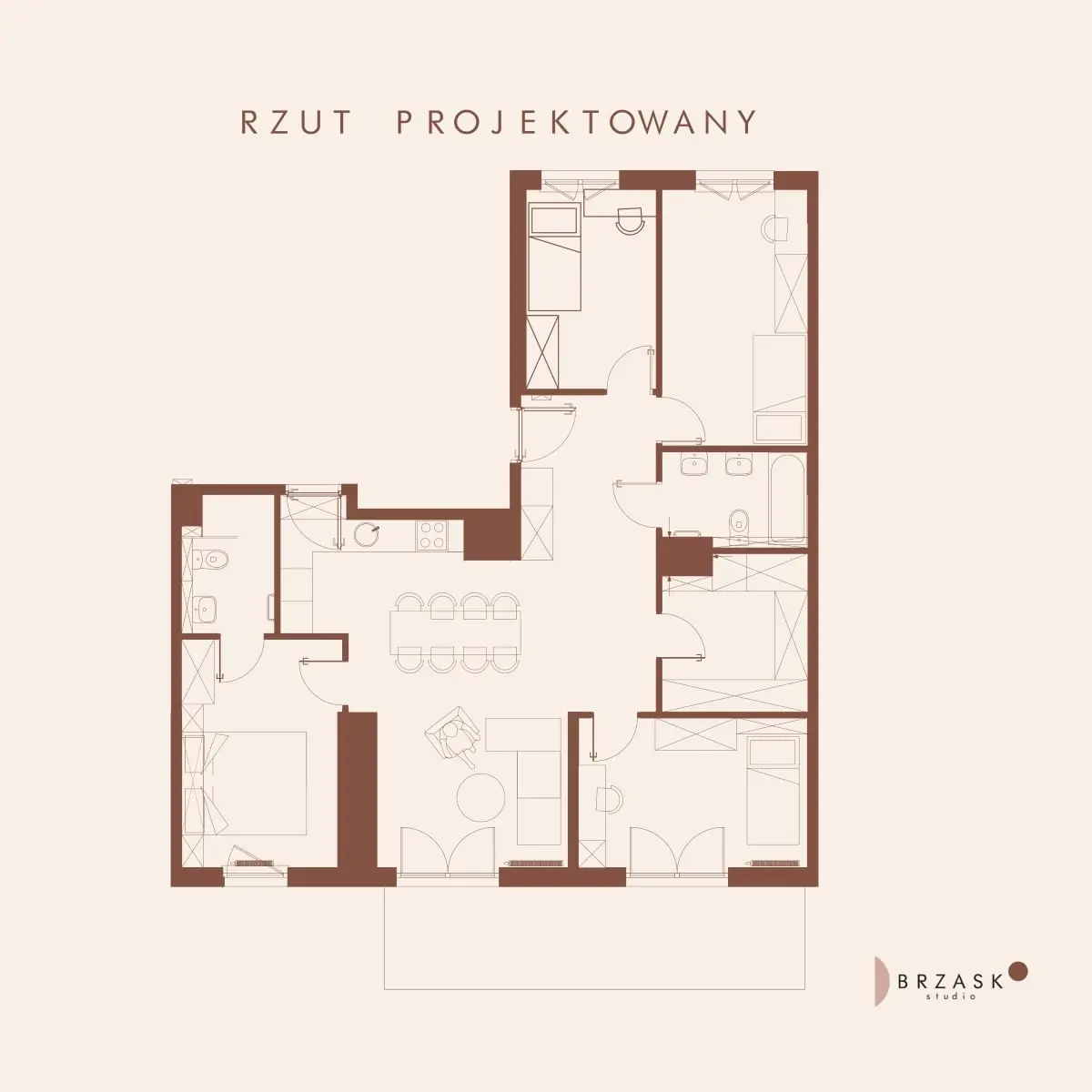 Proj.: Studio Brzask; fot.: Magdalena Szpyruk, Paulina Kuszneruk